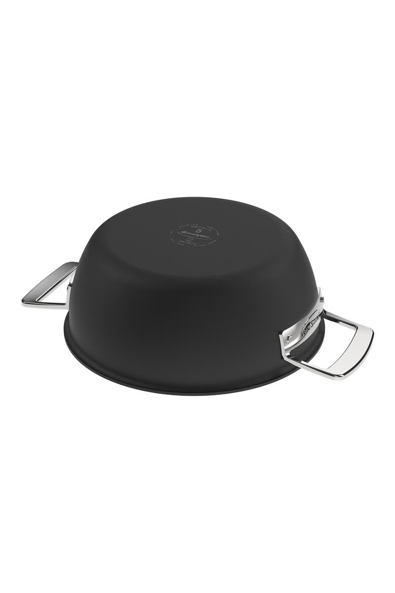 Black 5 Stainless Steel Stock Pot, Alternate, color, BLACK
