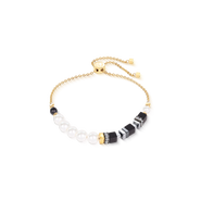 COEUR DE LION Precious Fusion Offset Slider Bracelet Onyx