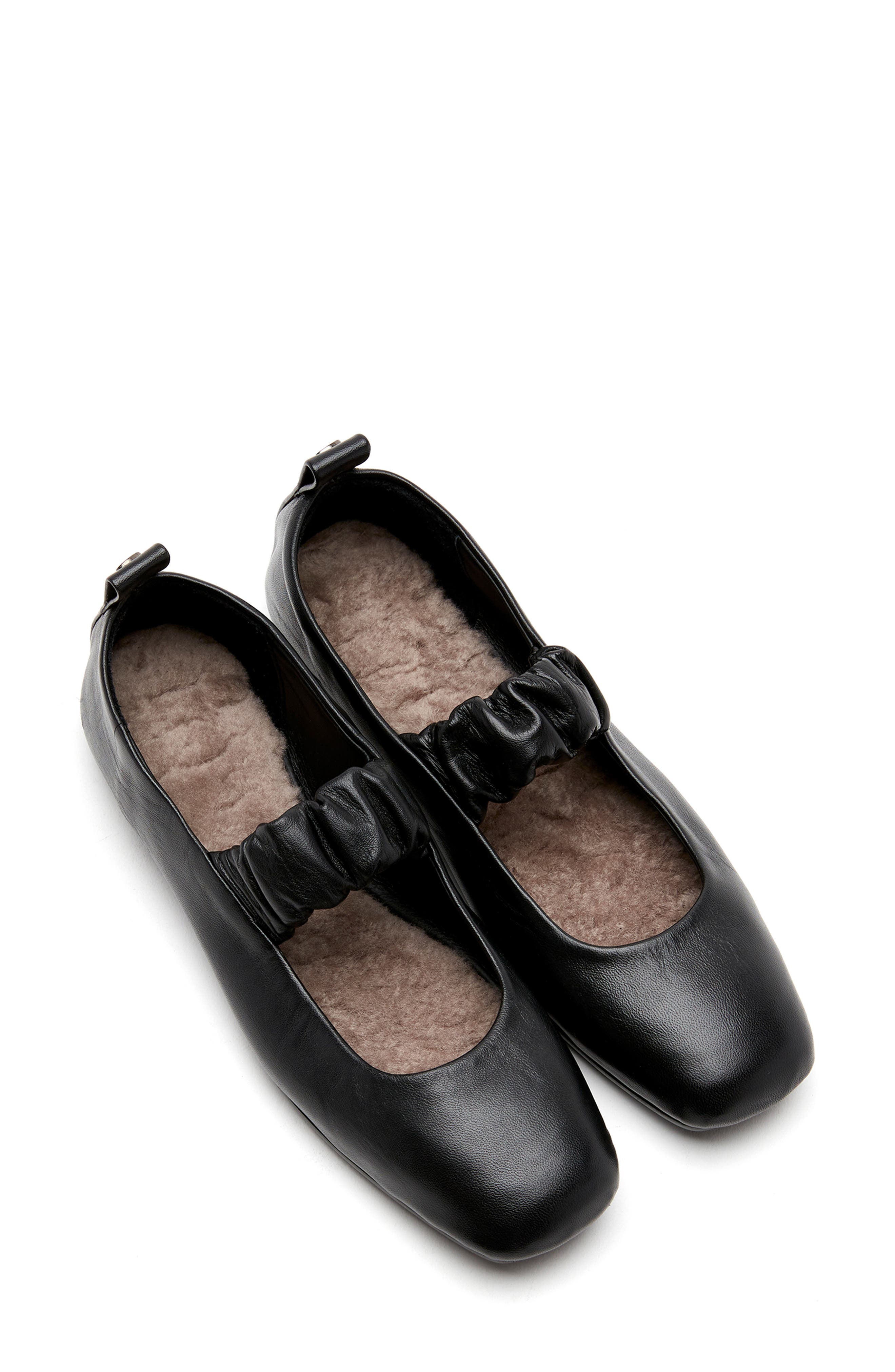 La Canadienne Gracie City Dry<sup>™</sup> Waterproof Mary Jane Flat, Alternate, color, Black Leather