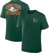 FANATICS Men's Fanatics Green Miami Hurricanes Quad Legacy T-Shirt