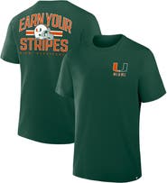 FANATICS Men's Fanatics Green Miami Hurricanes Quad Legacy T-Shirt