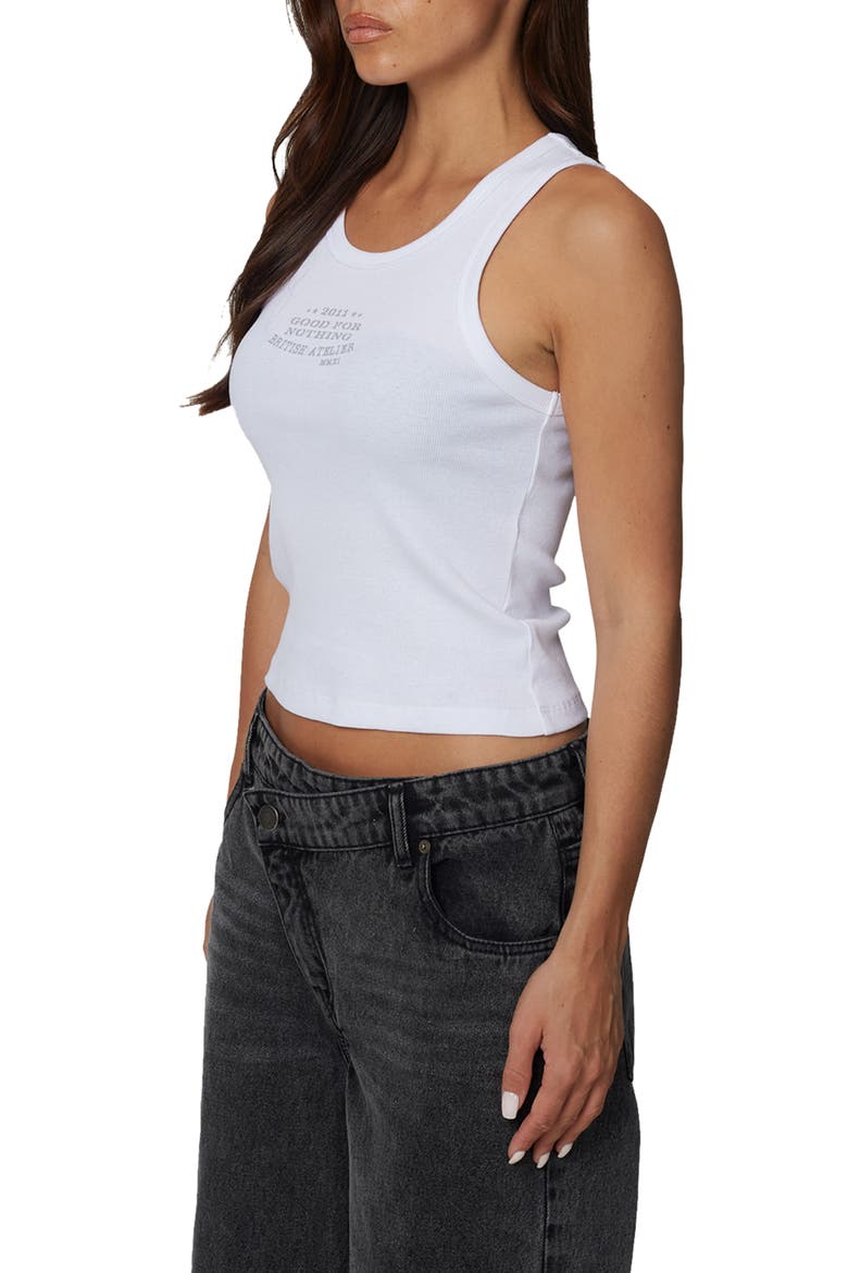 Ribbed Icarus Vest, Alternate, color, White