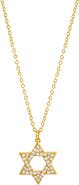 BY ADINA EDEN Pavé Star Of David Pendant Necklace