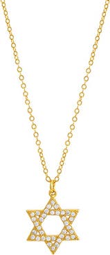 BY ADINA EDEN Pavé Star Of David Pendant Necklace