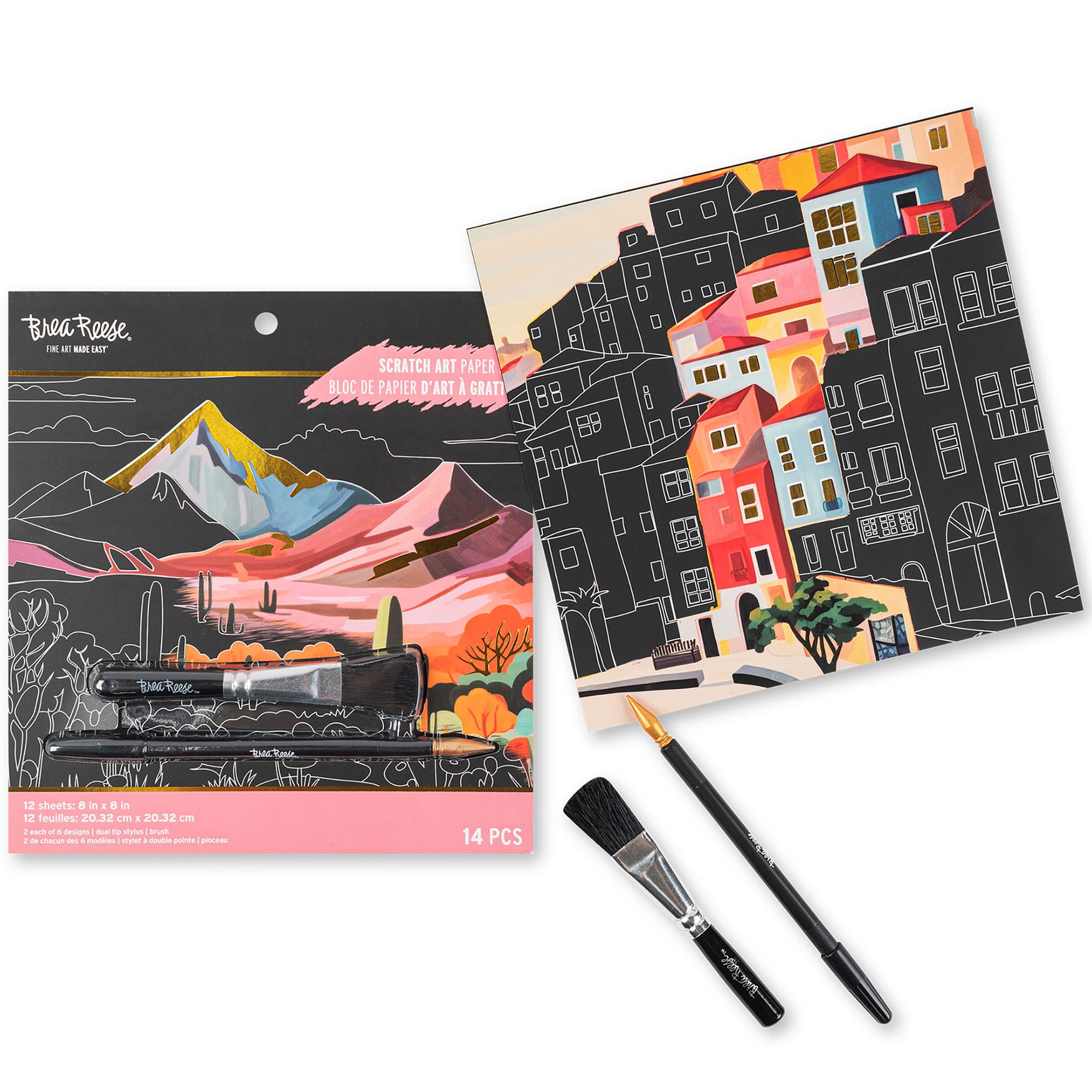 Brea Reese Scratch Art Paper Pad, Landscape Destinations | Nordstrom