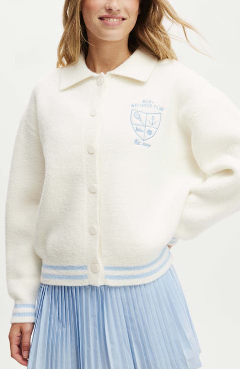 Active Knitted Graphic Bomber