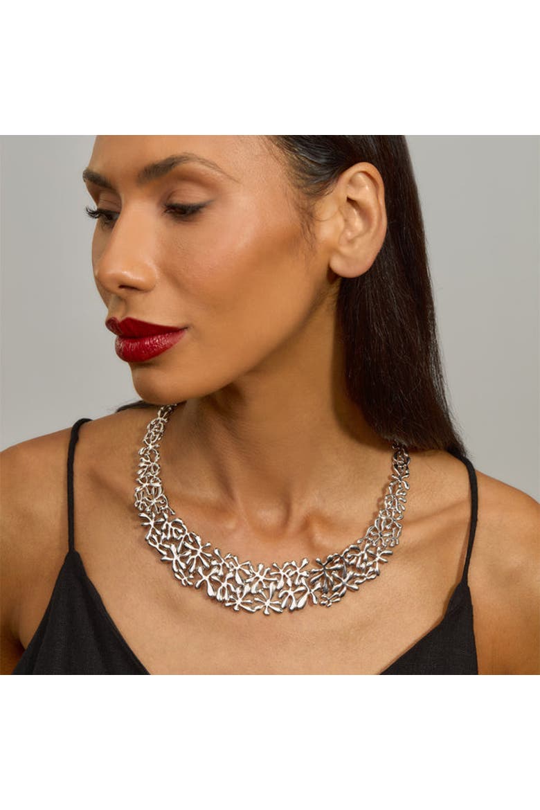 Multi Splash Necklace, Alternate, color, Sterling Silver