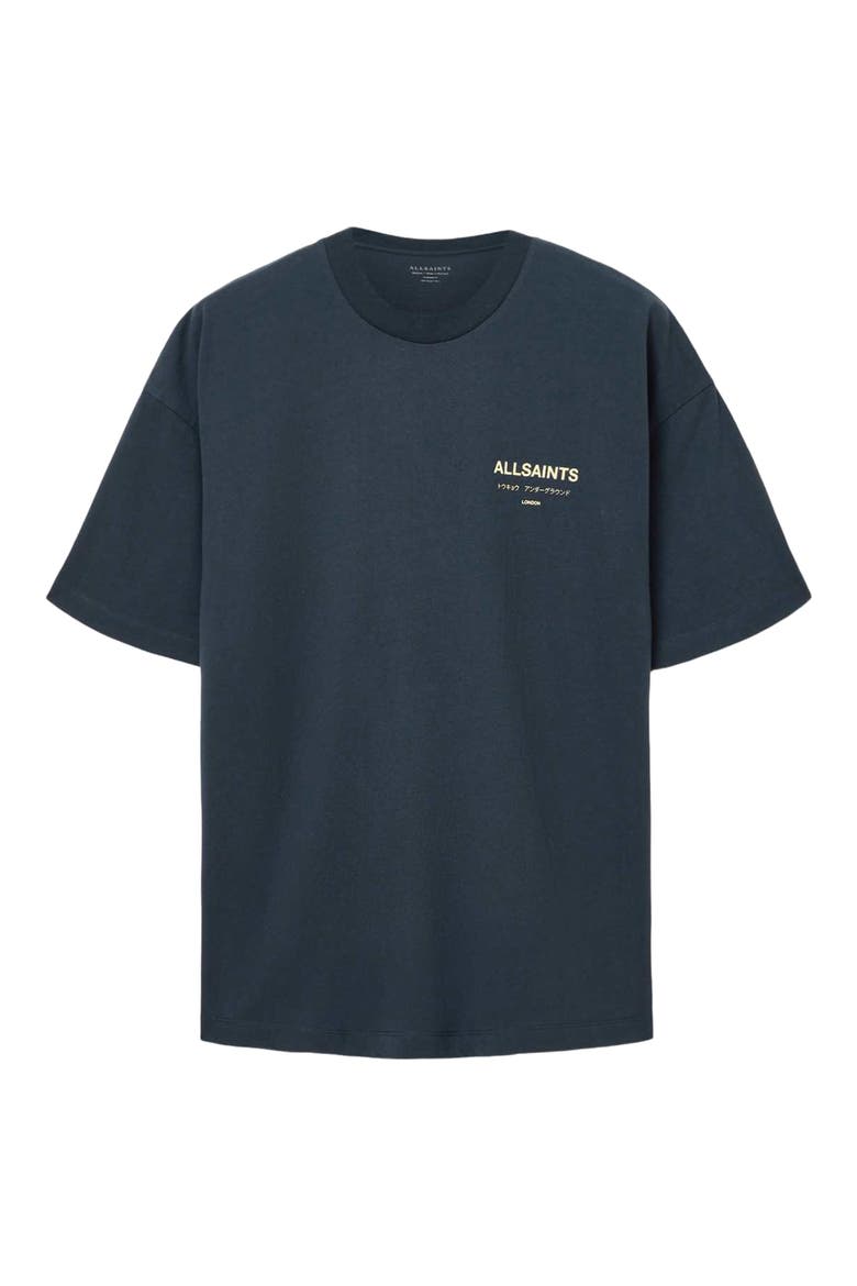 Underground Oversize Graphic T-Shirt, Alternate, color, MOONLIT BLUE