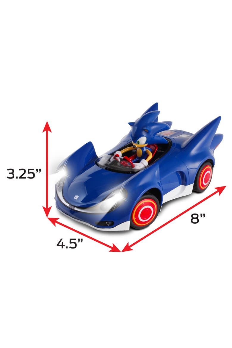Sonic Car Remote Control Vehicle, Ages 6+, Alternate, color, Multicolored