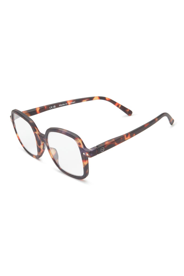 47mm Square Reading Glasses, Alternate, color, TORTOISE/CLEAR