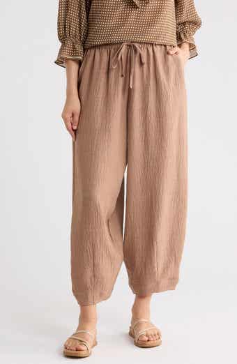 MAX STUDIO Drawstring Lantern Pants