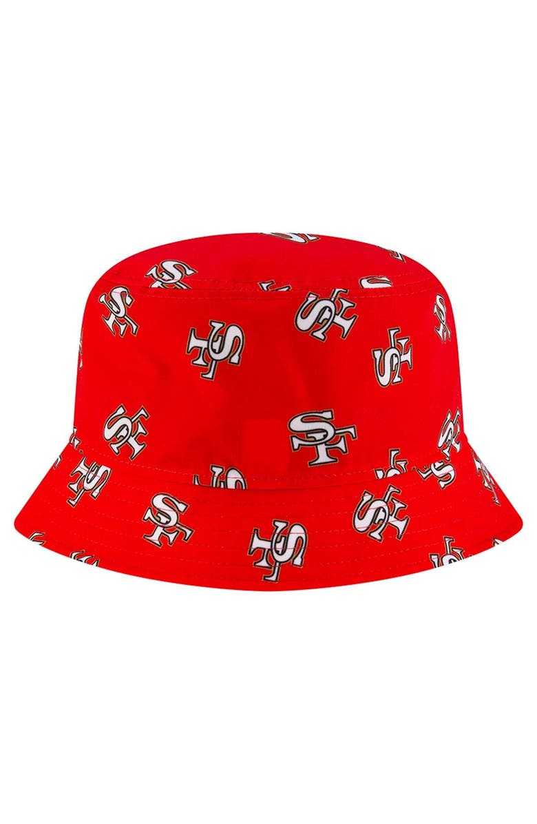 New Era Men's New Era Scarlet San Francisco 49ers City Originals Bucket Hat, Alternate, color, 