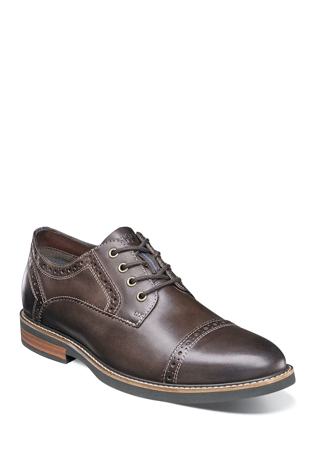 NUNN BUSH Overland Cap Toe Oxford - Wide Width Available, Main, color, 