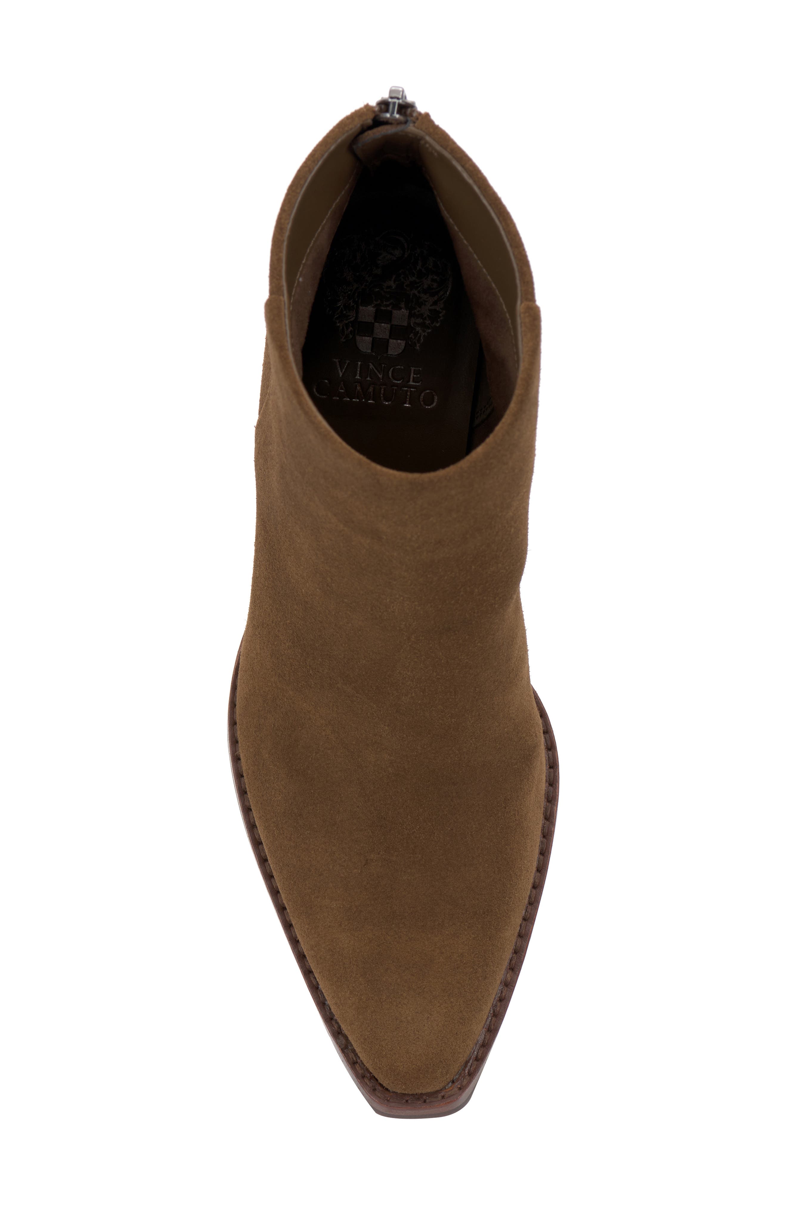 Vince Camuto Polellah Pointed Toe Bootie, Alternate, color, Reishi Sisued