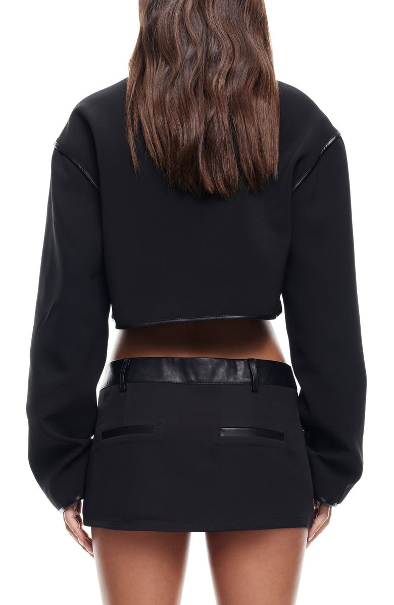 LIONESS Twilight Crop Jacket, Alternate, color, Ink