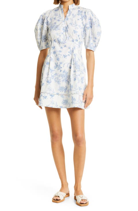 Floral Puff Sleeve Minidress