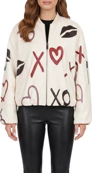 GORSKI Genuine Nappa Leather Bomber Zip Jacket