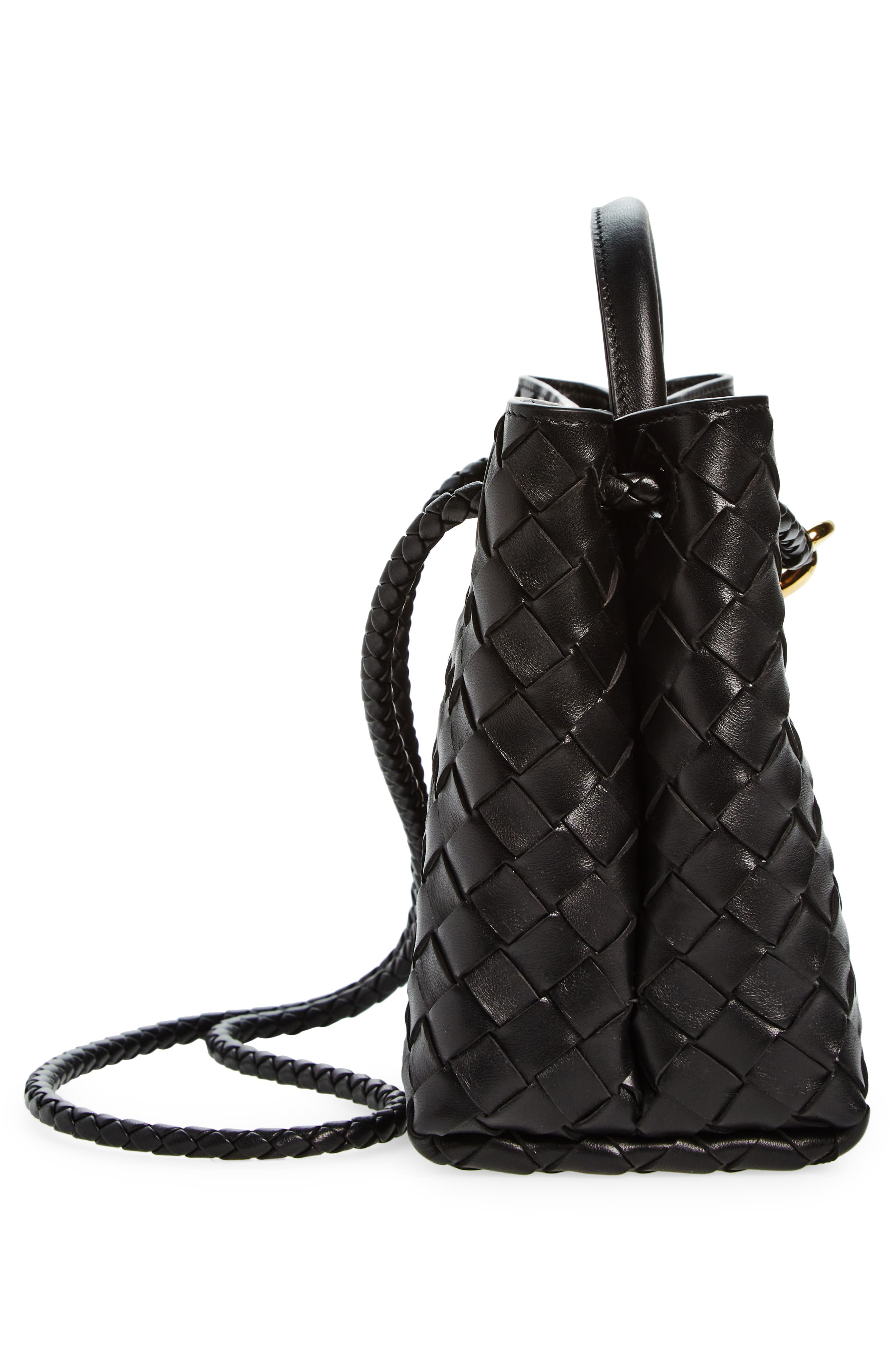 Bottega Veneta Small Andiamo Intrecciato Shoulder Bag, Alternate, color, 