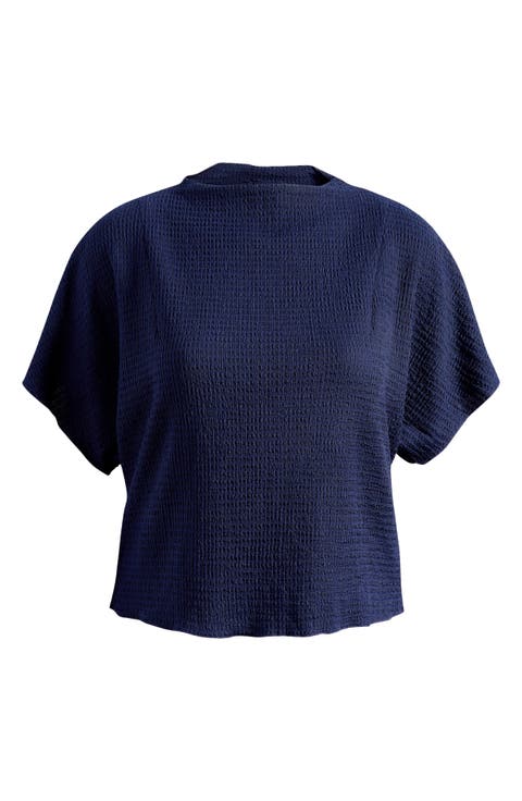 Pucker Knit Top (Plus)