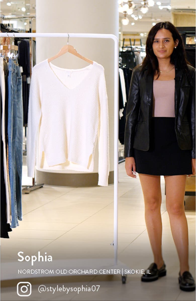 Directional V-Neck Sweater, sales video thumbnail