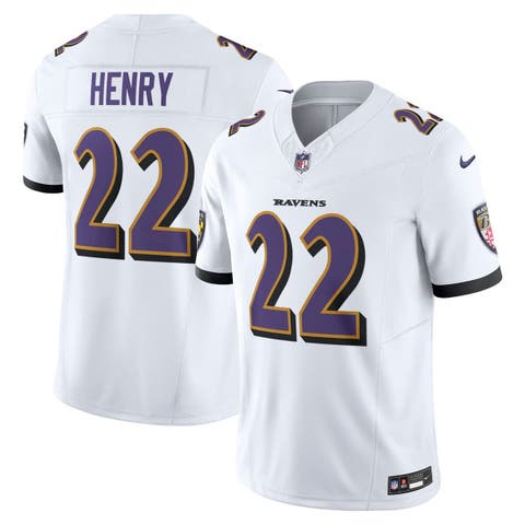 Men's Nike Derrick Henry White Baltimore Ravens Vapor F.U.S.E. Limited Jersey