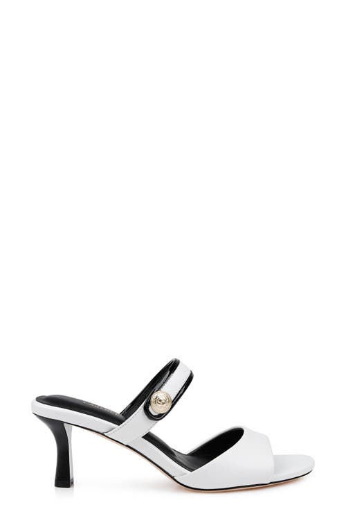 L Agence L'agence Women's Giulia Slide Sandals In White Leather