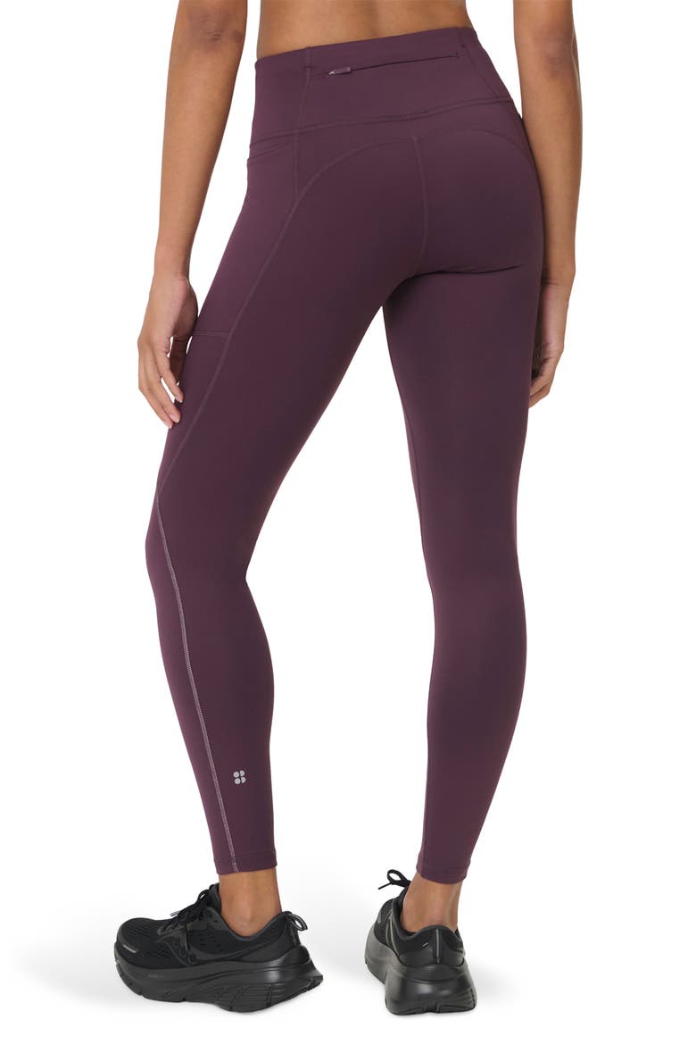 Therma Boost Pocketed 7/8 Running Leggings, Alternate, color, NEPTUNE PURPLE