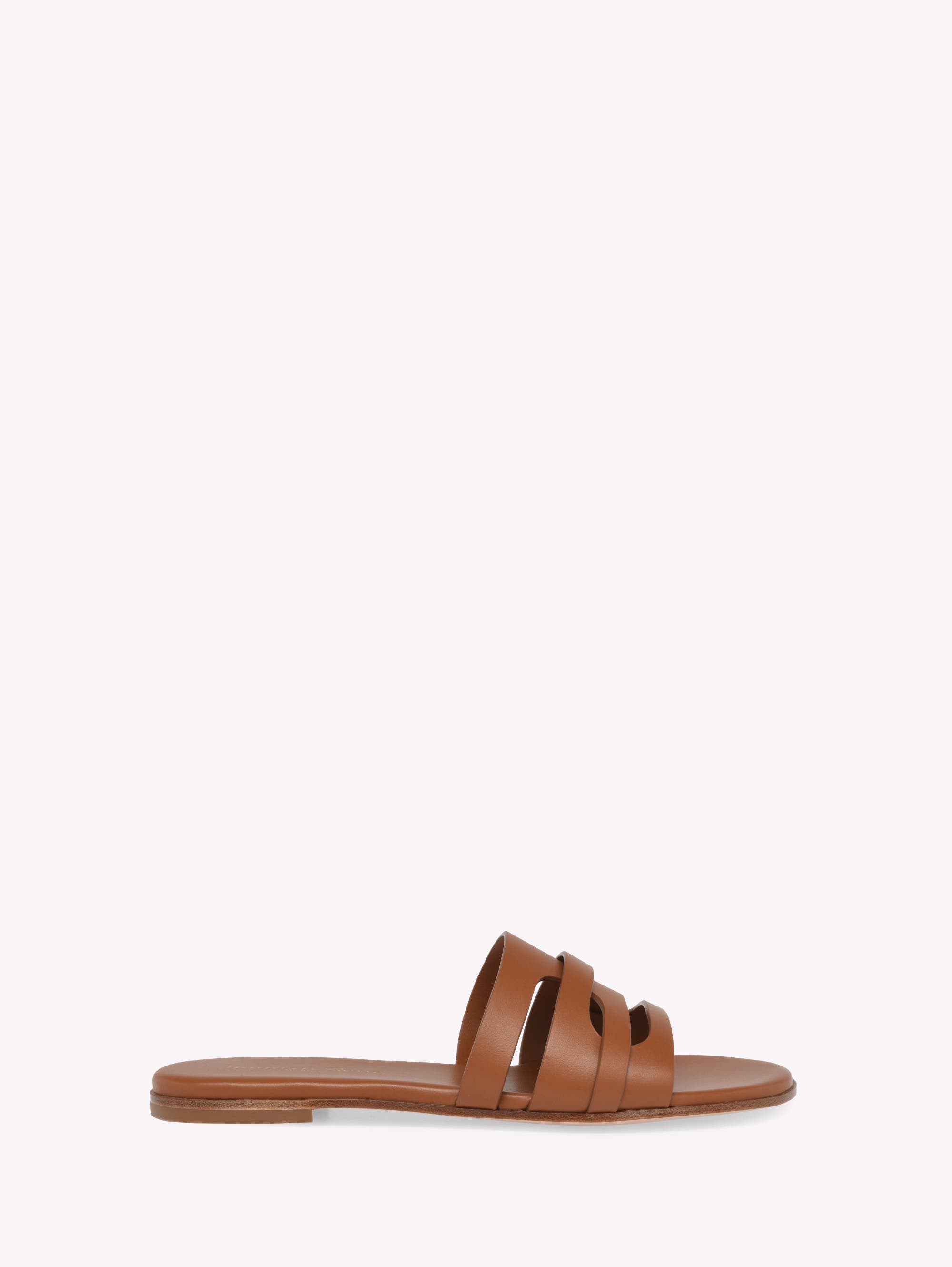 Gianvito Rossi Nora Mule, Main, color, Brown Calf