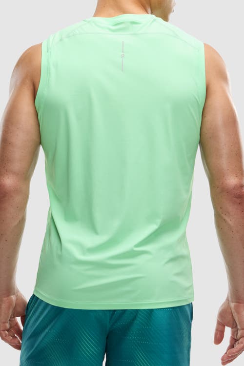 Peloton Interlock Run Singlet In Green