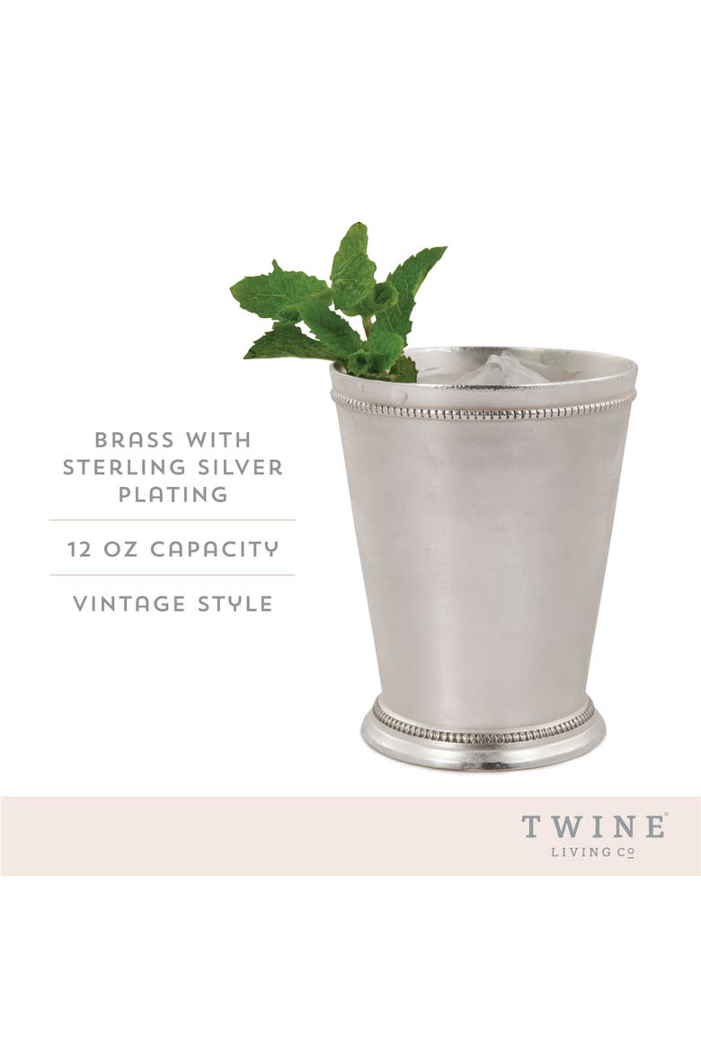 Mint Julep Cup, Alternate, color, Silver