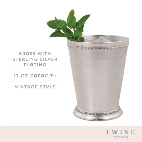 Twine Mint Julep Cup In Silver