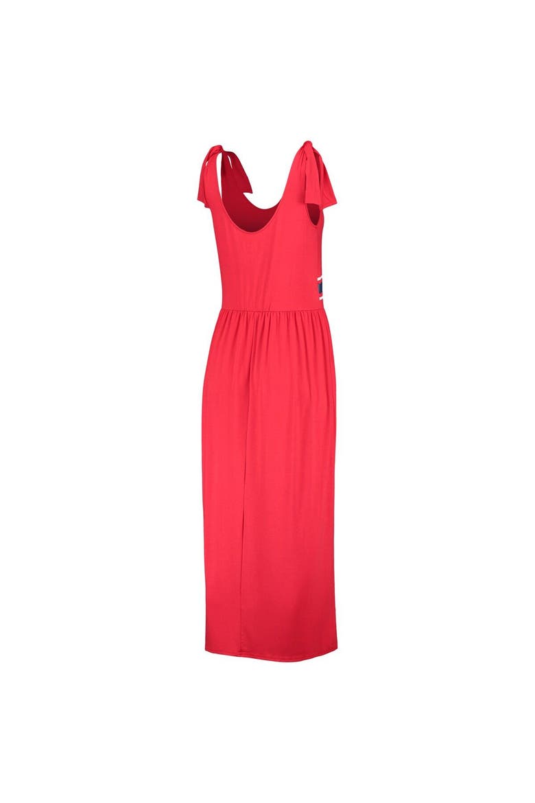 Women's G-III 4Her by Carl Banks Red Los Angeles Angels Game Over Maxi Dress, Alternate, color, Red