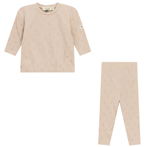 Raddish Print 2 Piece Set Long Sleeve Top and Pants (Baby)