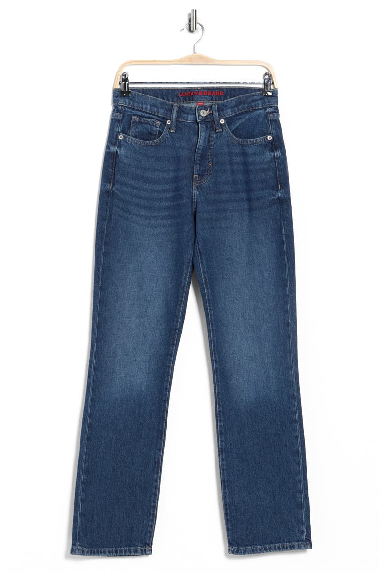 Zoe High Waist Straight Leg Jeans, Alternate, color, LEEWALL WILDS