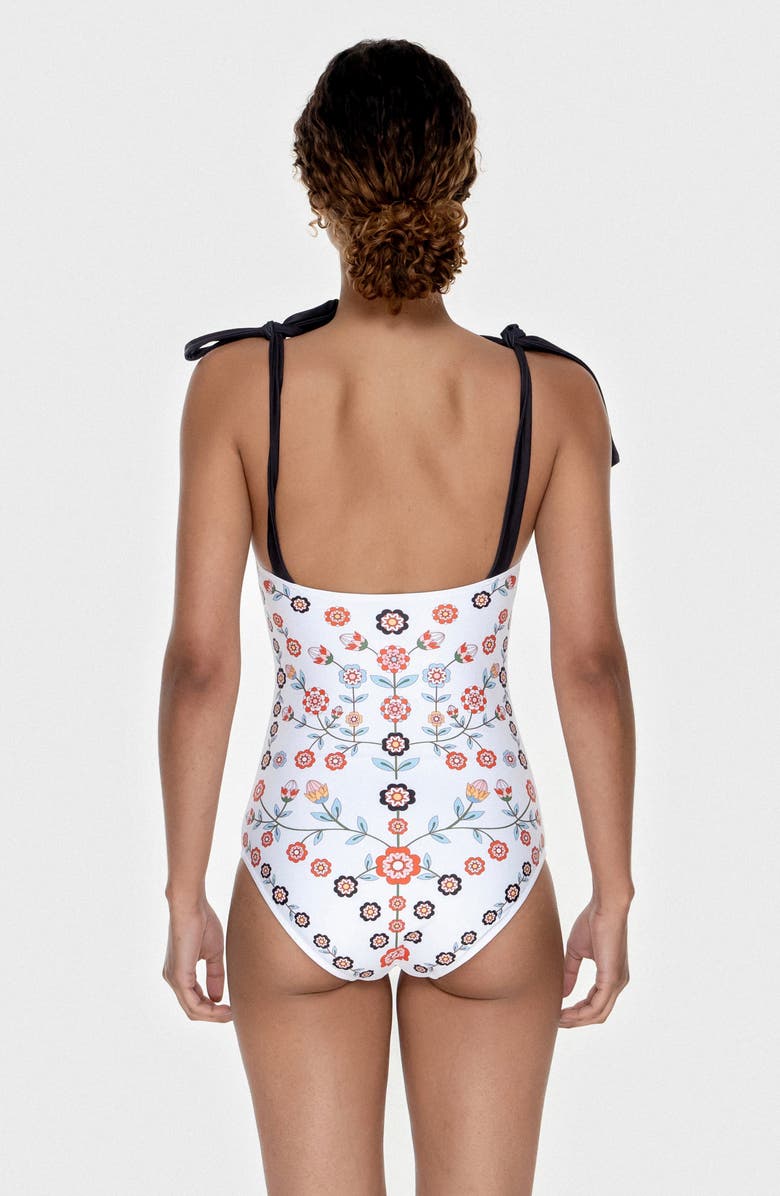 Jessie Zhao New York Ballerina One-Piece Swimsuit, Alternate, color, White