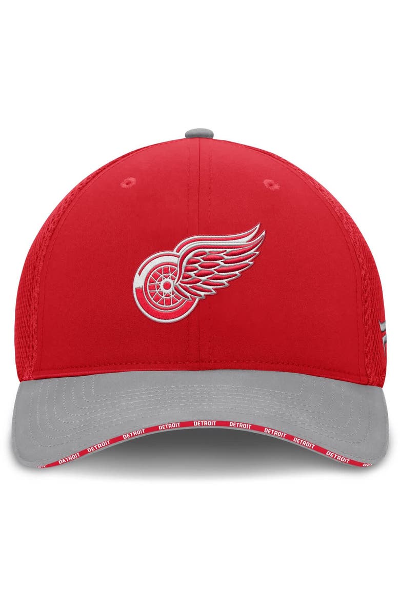 FANATICS Men
s Fanatics Red Detroit Red Wings Fundamentals Span Flex Hat, Alternate, color, Red