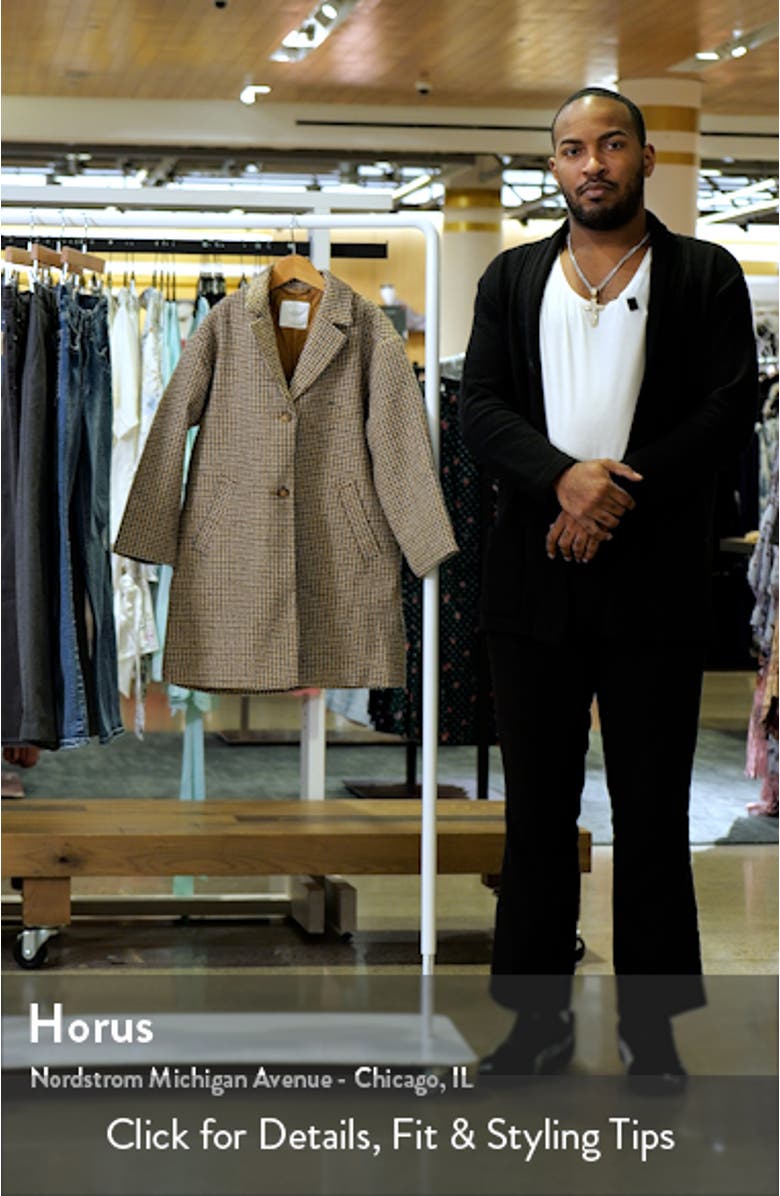 Kids' Houndstooth Coat, sales video thumbnail