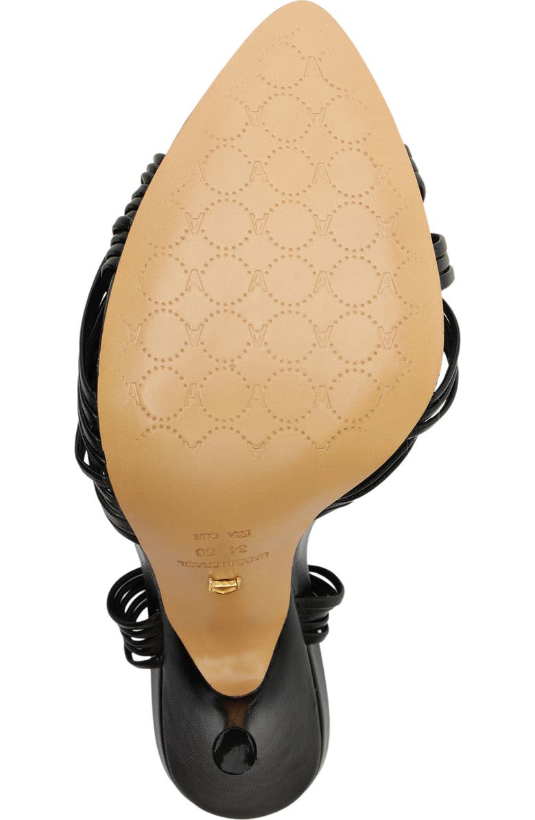 Arezzo Rosalie Slingback Pointed Toe Sandal, Alternate, color, Black