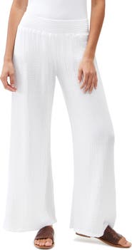Michael Stars Smocked Wide Leg Pants