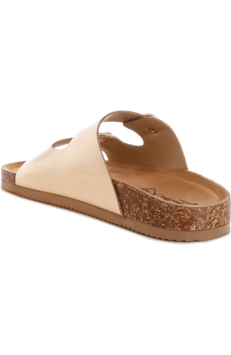 LONDON RAG Parla Double Strap Slide Sandal, Alternate, color, Gold