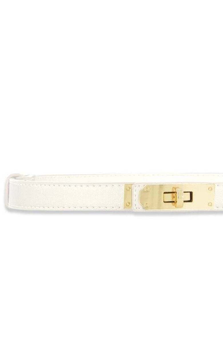 The Noli Shop Nicola Belt, Alternate, color, Pearl