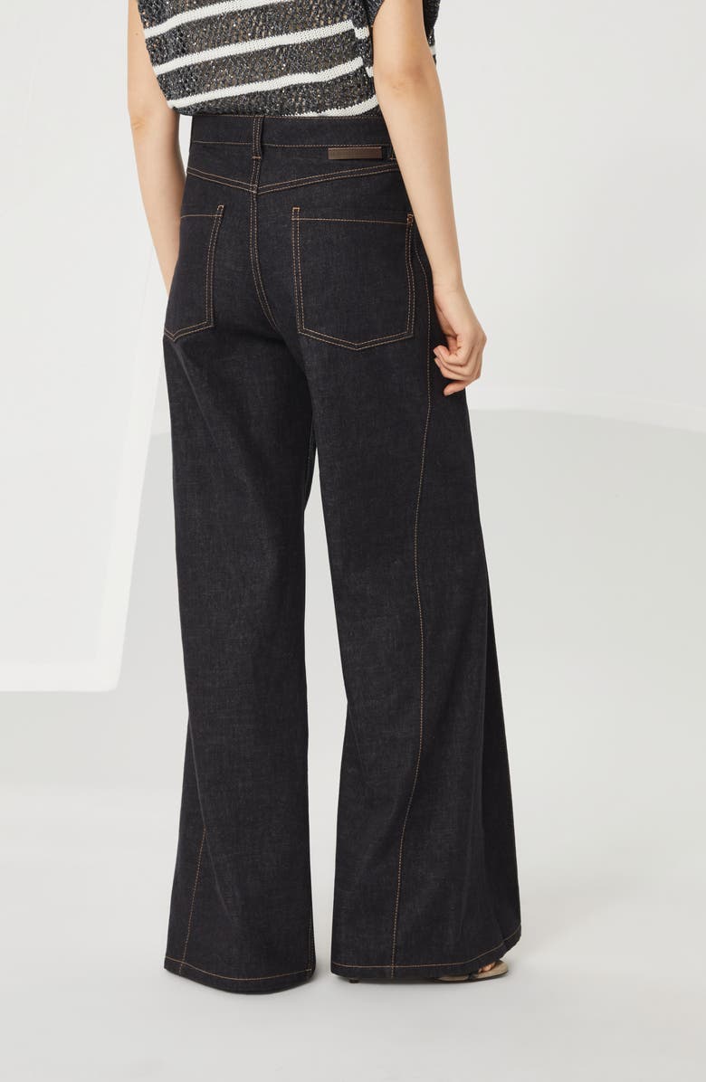 Brunello Cucinelli Loose Flared trousers, Alternate, color, 