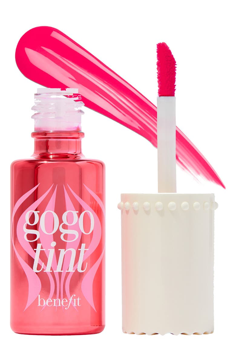 Benefit Cosmetics Liquid Lip Blush & Cheek Tint, Main, color, Gogotint / Bright Cherry