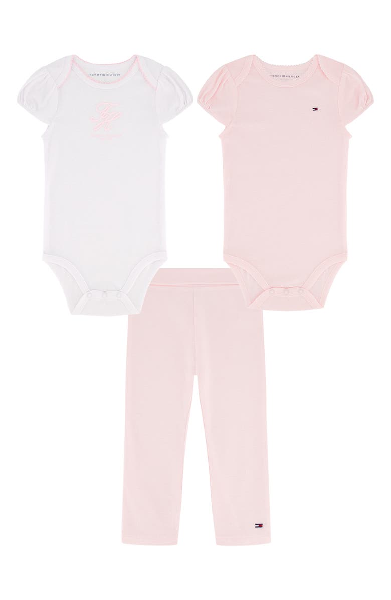 Tommy Hilfiger Two Bodysuits & Pants Set, Main, color, Prepack Assorted/ Pink