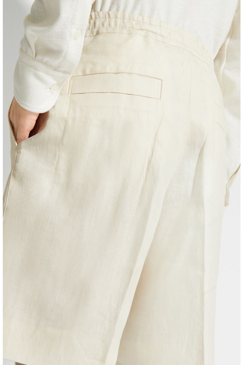 Oasi Linen Shorts, Alternate, color, CALCARE