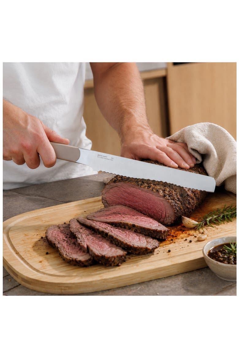 Elements 8-Inch Bread Knife, Alternate, color, SAND