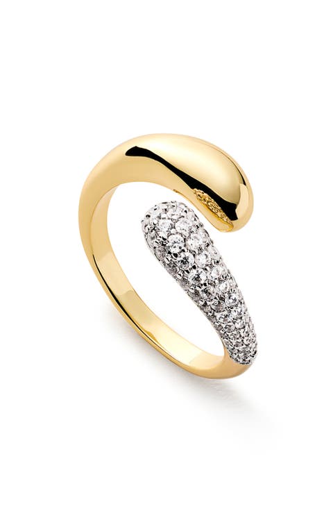 Toby Pavé Cubic Zirconia Bypass Ring