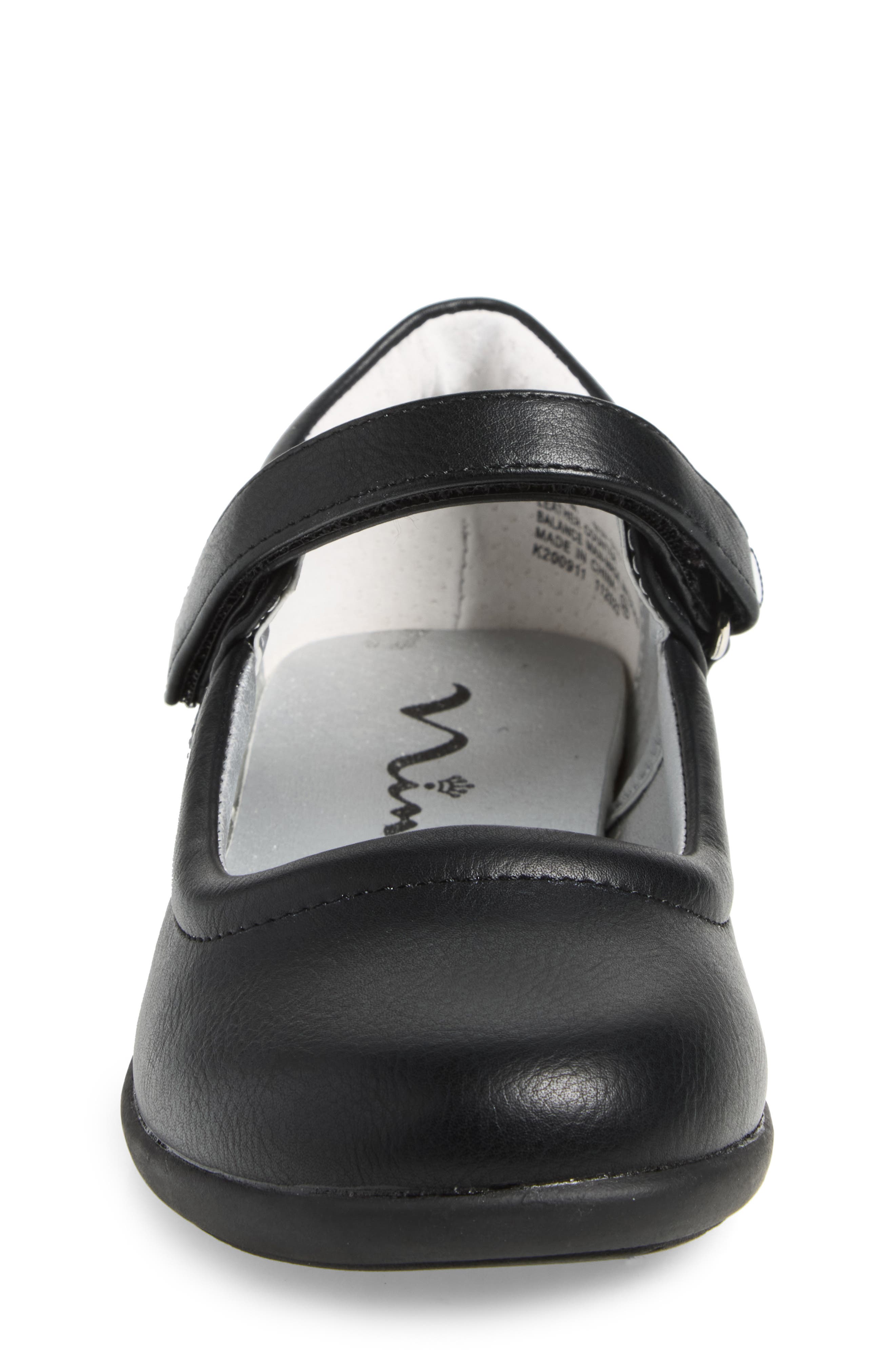 Kids' Dallas Flat, Alternate, color, BLACK TUMBLED