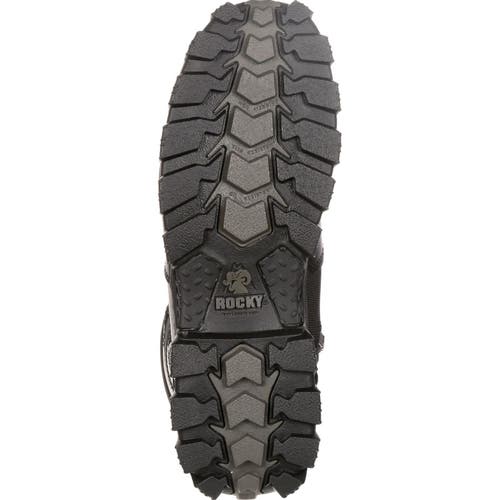 Rocky Zipper Composite Toe Public Service Boot In Black