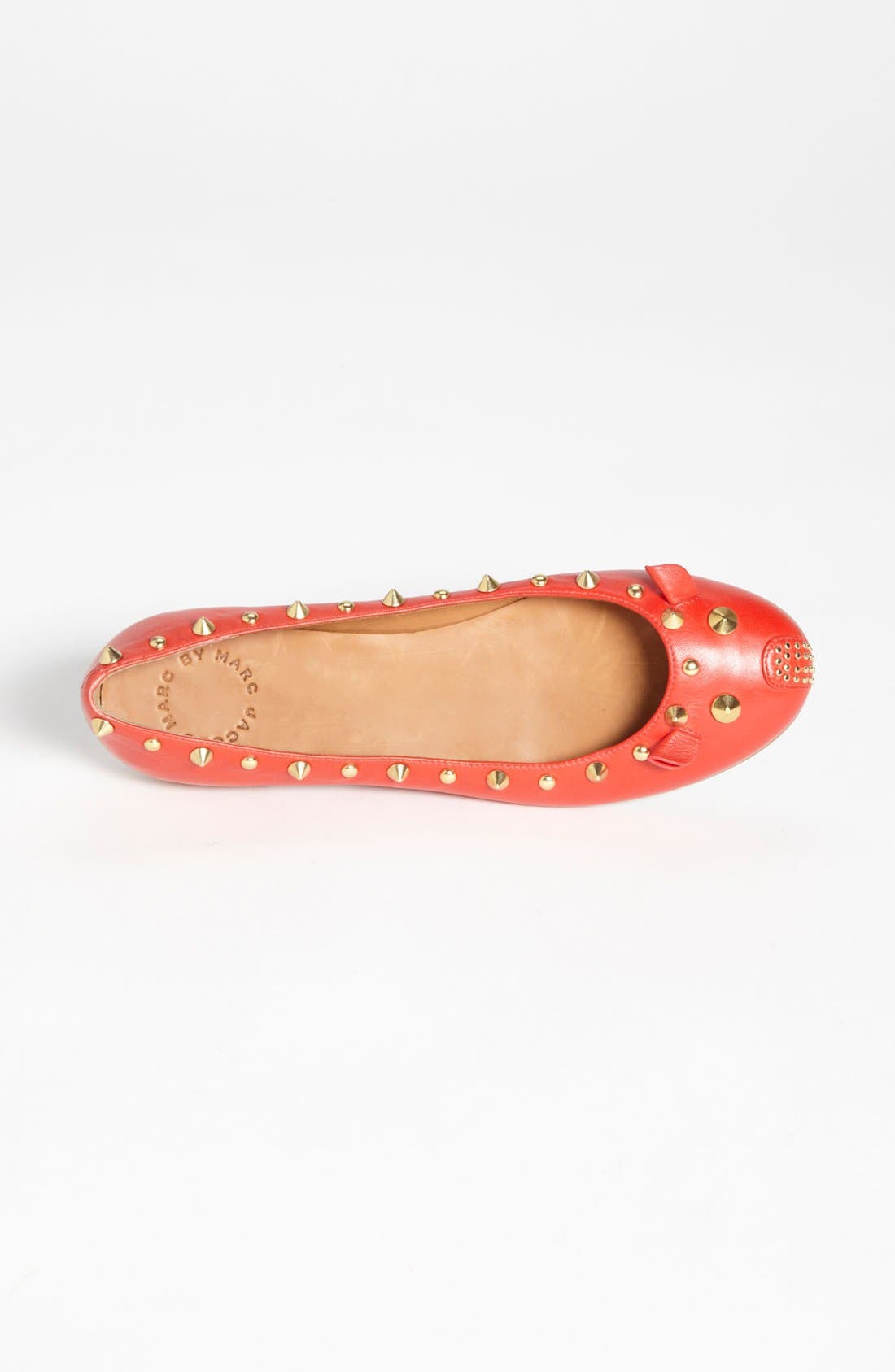 MARC BY MARC JACOBS 'Mouse' Ballerina Flat, Alternate, color, RED